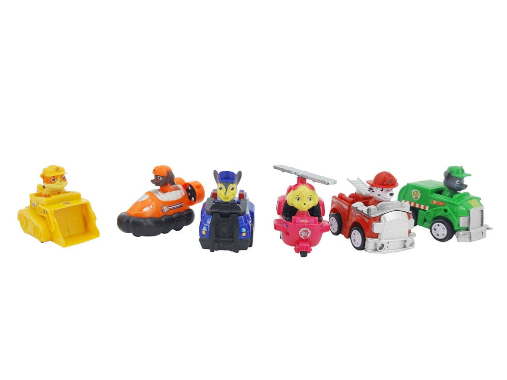 Pat' Patrouille, Coffret Cadeau Classique de 6 Véhicules en Plastique de Collection 15270
