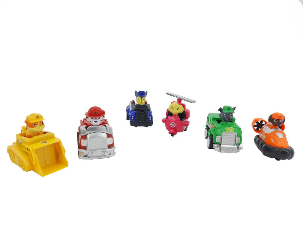 Pat' Patrouille, Coffret Cadeau Classique de 6 Véhicules en Plastique de Collection 15270