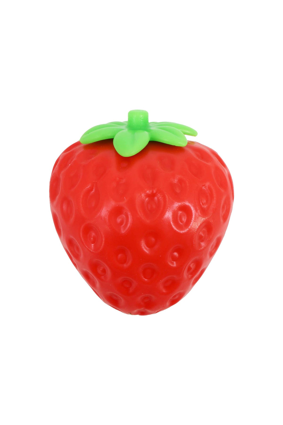 Squishy en TPR rempli de slime doux aux perles croustillantes à la fraise: FRAISE / TAILLE UNIQUE