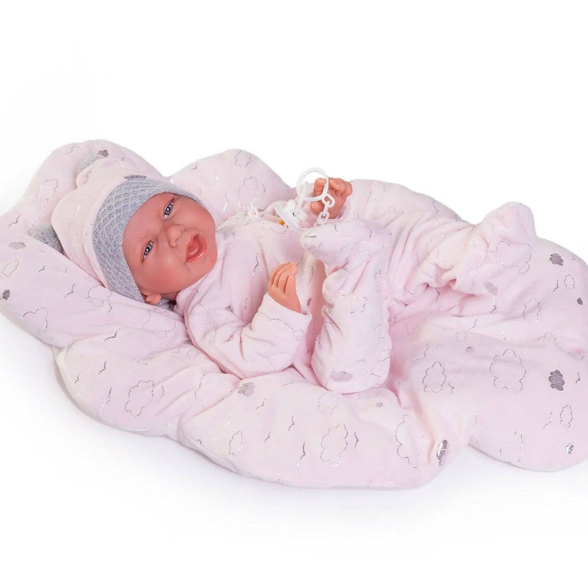 Poupée Antonio Juan Carla - corps souple avec coussin nuage 42 cm