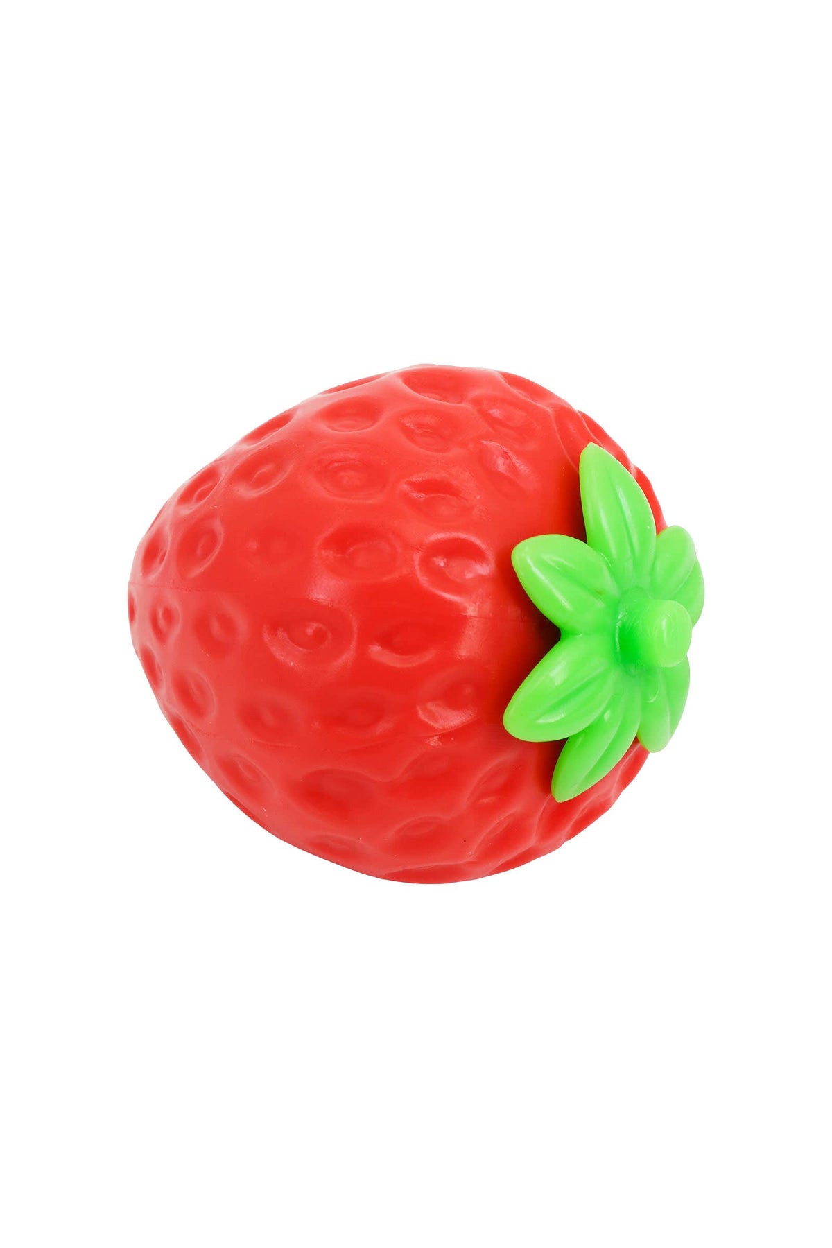 Squishy en TPR rempli de slime doux aux perles croustillantes à la fraise: FRAISE / TAILLE UNIQUE