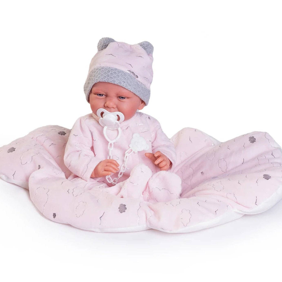 Poupée Antonio Juan Carla - corps souple avec coussin nuage 42 cm