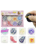 Variété de mini desserts : mochi squishy collants avec mini étui: ASSORTI / TAILLE UNIQUE