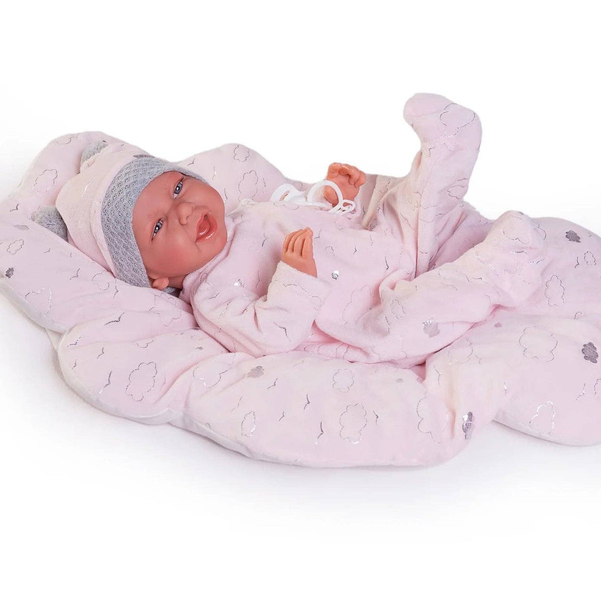 Poupée Antonio Juan Carla - corps souple avec coussin nuage 42 cm